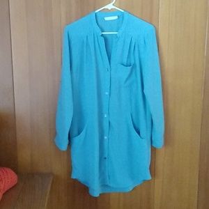 Lush Button Up Dress